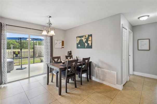 Dining room, Interior, Pendant Lights