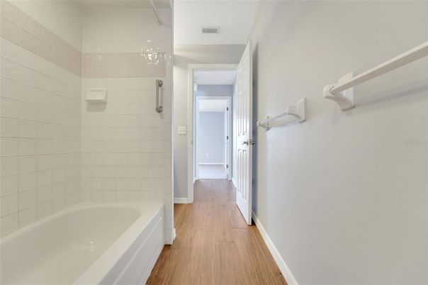 Bathroom, Interior, Wood Texture Flooring