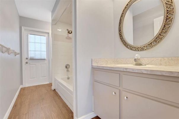 Bathroom, Interior, Wood Texture Flooring