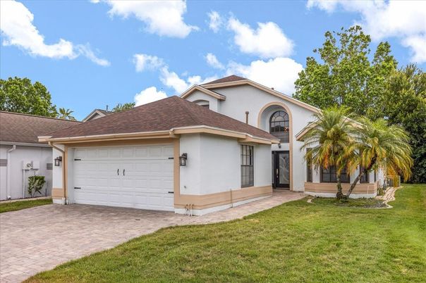 Attached, Backyard, Exterior, Facade, Spanish Mediterranean