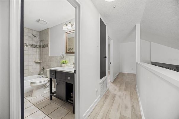 Bathroom, Interior, Wood Texture Flooring