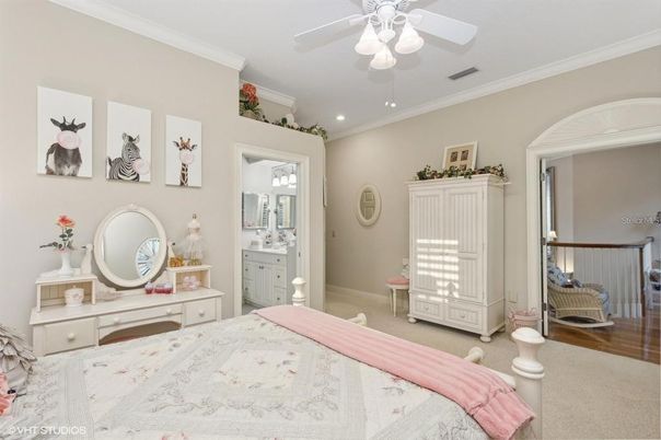 Bedroom, Interior, Recessed Lighting