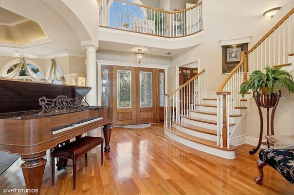 Interior, Piano, Wood Texture Flooring