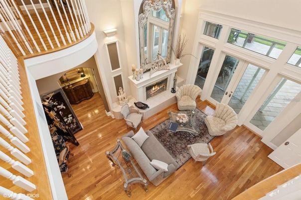 Fireplace, Interior, Living room, Wood Texture Flooring