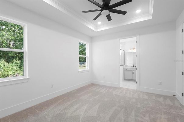 Bathroom, Empty room, Interior, Recessed Lighting