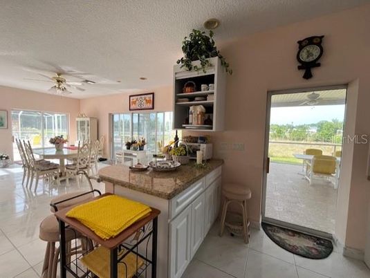 Dining room, Interior, Recessed Lighting