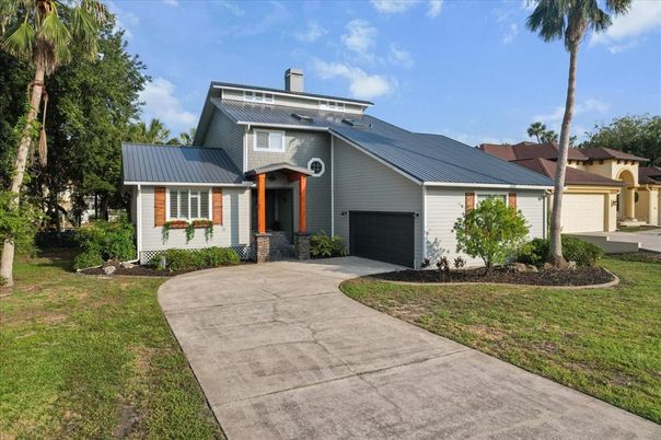 Attached, Backyard, Exterior, Facade, Farmhouse