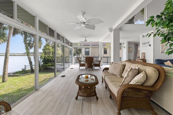 Dining room, Interior, Living room, Sun Room, Wood Texture Flooring