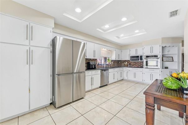 Interior, Kitchen, Recessed Lighting, Stainless Steel Appliances