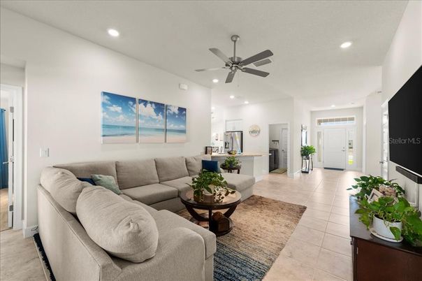 Interior, Kitchen, Living room, Recessed Lighting