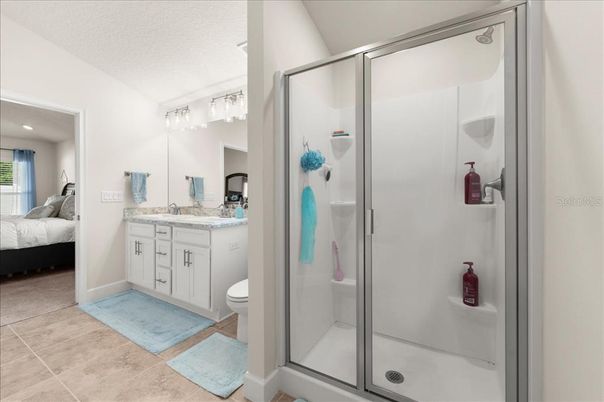 Bathroom, Bedroom, Glass Shower, Interior, Recessed Lighting