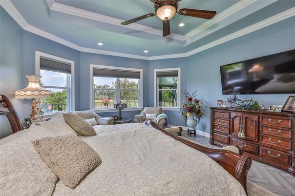 Bedroom, Interior, Recessed Lighting