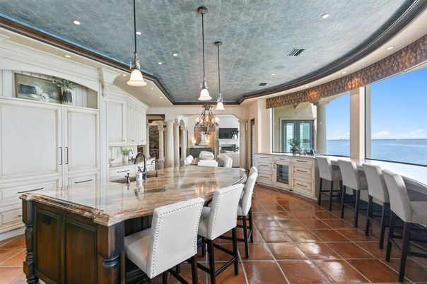 Interior, Kitchen, Pendant Lights, Recessed Lighting, Water