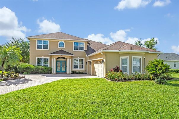 Attached, Backyard, Exterior, Facade, French Provincial