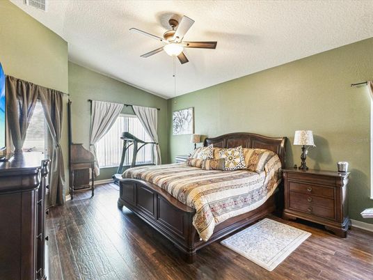 Bedroom, Interior, Wood Texture Flooring