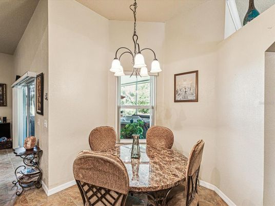 Chandelier, Dining room, Interior