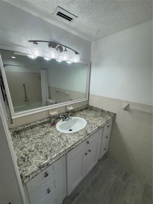Bathroom, Dual Sink Vanities, Interior, Wood Texture Flooring