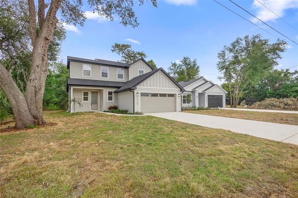 Attached, Backyard, Detached Garage, Exterior, Facade, Farmhouse