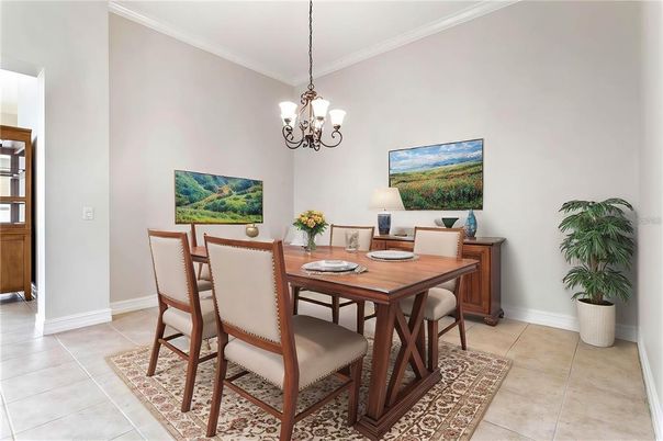 Chandelier, Dining room, Interior