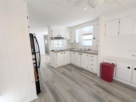 Interior, Kitchen, Wood Texture Flooring