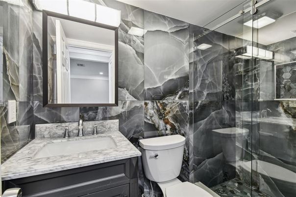 Bathroom, Glass Shower, Interior