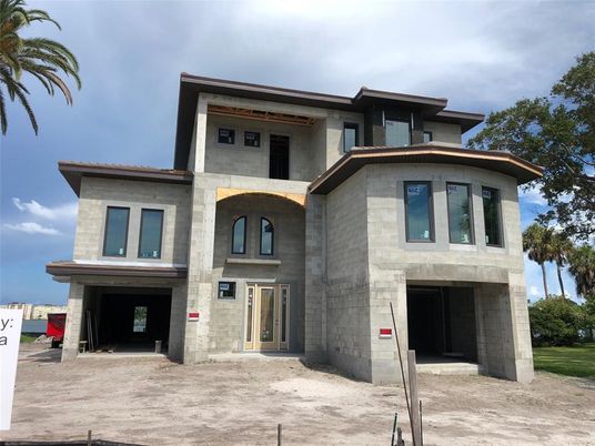 Attached, Exterior, Facade, Modern