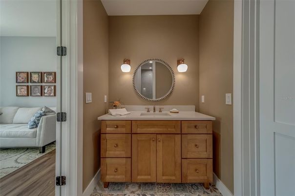 Bathroom, Interior, Wood Texture Flooring