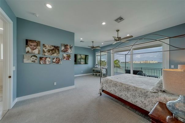 Bedroom, Interior, Recessed Lighting, Water