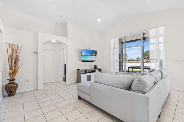 Interior, Living room, Recessed Lighting