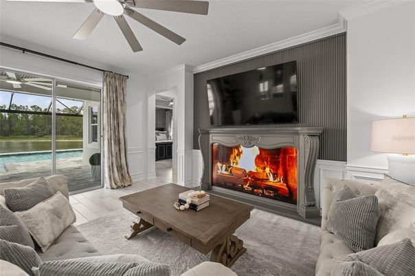 Fireplace, Interior, Living room