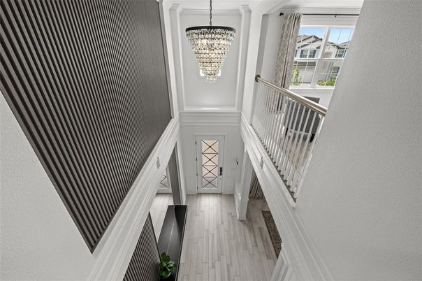 Chandelier, Interior, Wood Texture Flooring