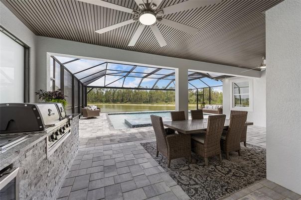 Dining room, Glass Ceilings, Interior, Pool, Sun Room, Water