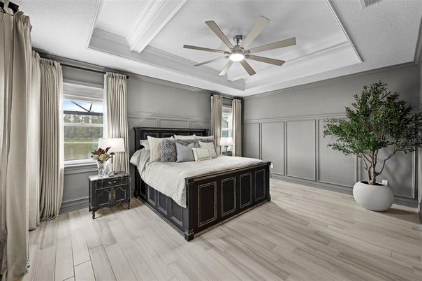 Bedroom, Interior, Wood Texture Flooring
