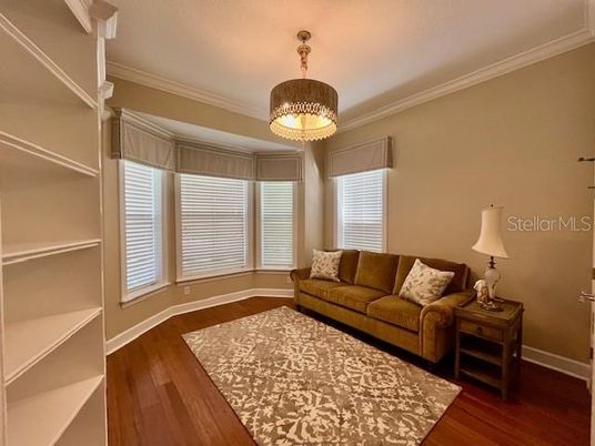 Chandelier, Interior, Living room, Wood Texture Flooring