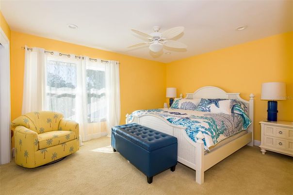 Bedroom, Interior, Recessed Lighting