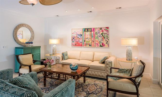 Interior, Living room, Recessed Lighting