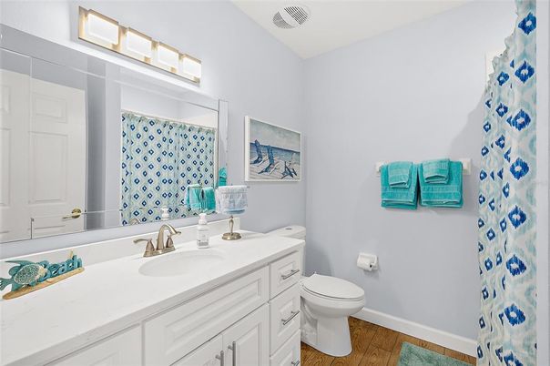 Bathroom, Interior, Wood Texture Flooring