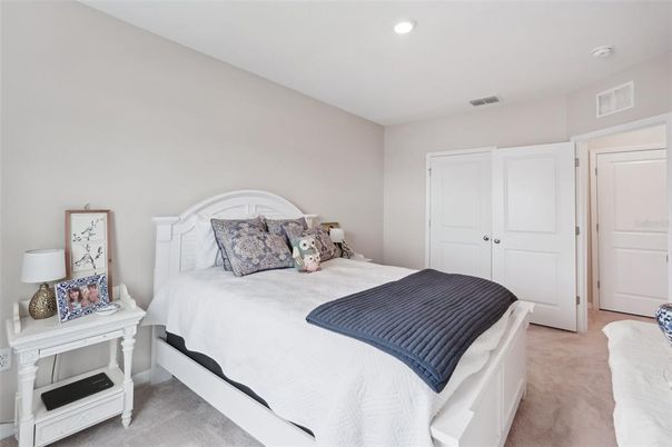 Bedroom, Interior, Recessed Lighting