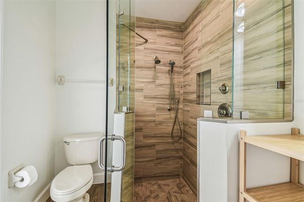 Bathroom, Glass Shower, Interior