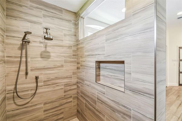 Bathroom, Interior, Wood Texture Flooring