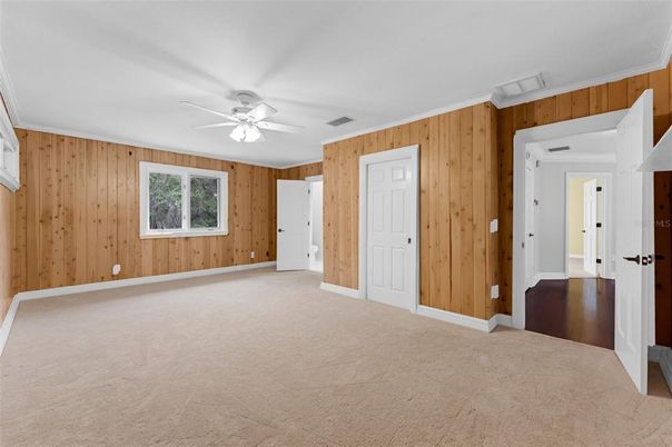 Empty room, Interior, Wooden Walls
