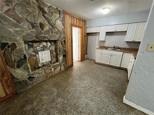 Empty room, Interior, Kitchen, Stone Walls