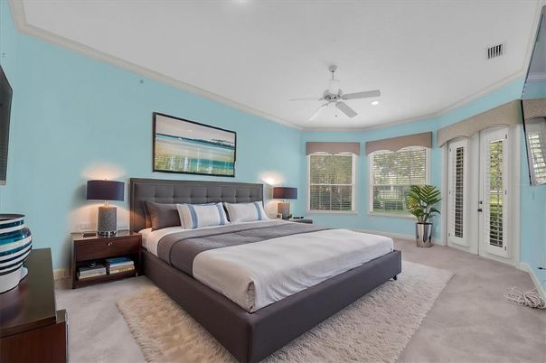 Bedroom, Interior, Recessed Lighting
