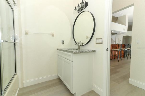Bathroom, Interior, Wood Texture Flooring