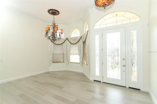 Chandelier, Interior, Wood Texture Flooring