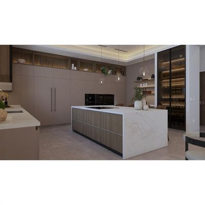 Interior, Kitchen, Pendant Lights, Stainless Steel Appliances