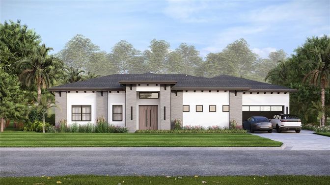 Attached, Exterior, Facade, French Provincial