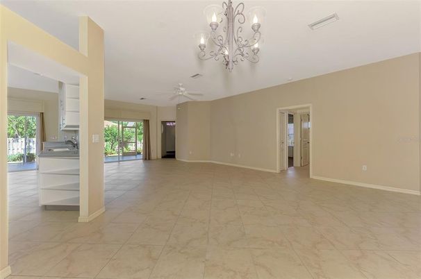 Chandelier, Empty room, Interior, Marble