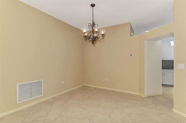 Chandelier, Empty room, Interior, Marble, Recessed Lighting