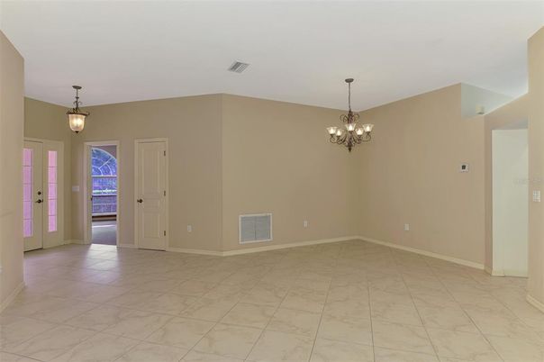 Chandelier, Empty room, Interior, Marble, Pendant Lights
